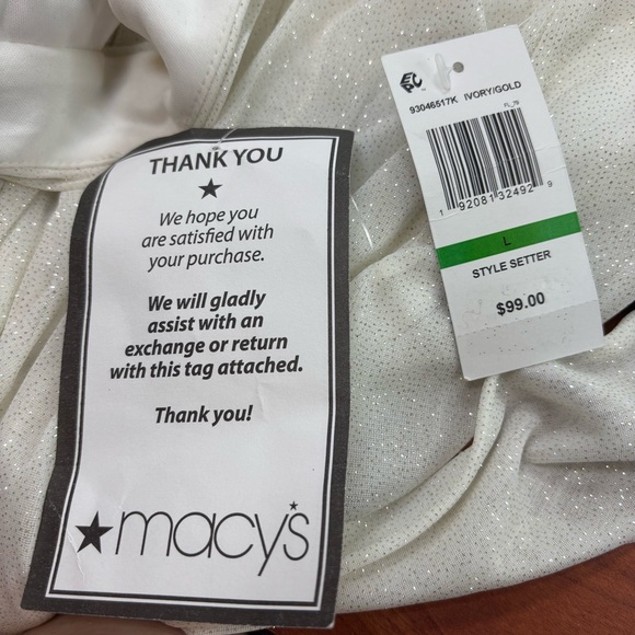 MSK
High-Neck Sparkle-Mesh Wide-Leg Jumpsuit Sz Large - Picture 8 of 10